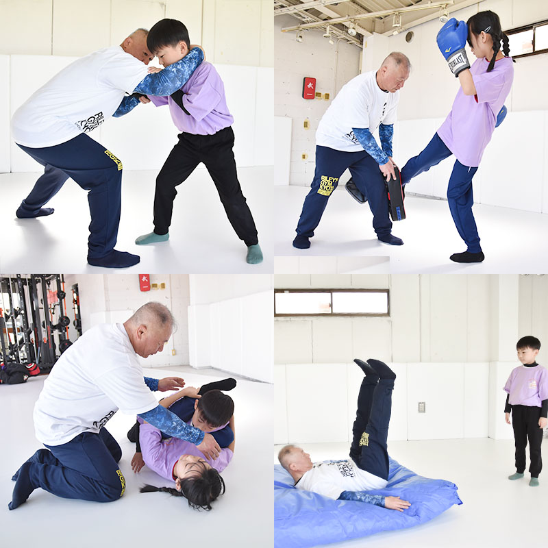 レスリング、キックボクシング、柔術、柔道