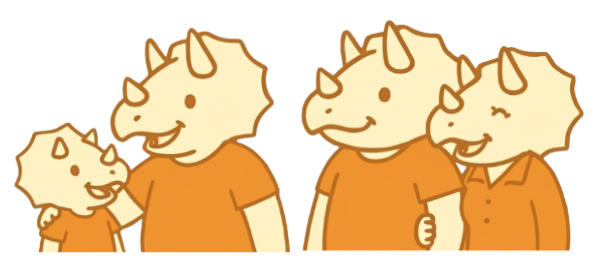 会員種別イラスト(親子・カップル)