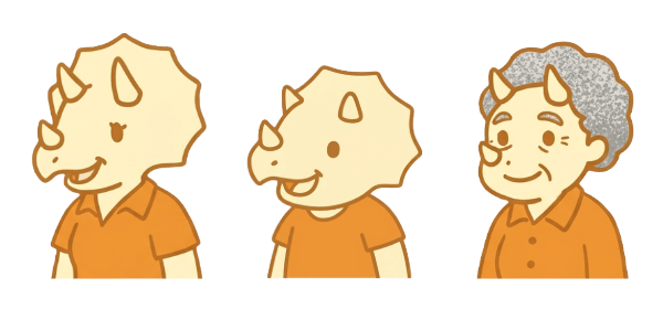 会員種別イラスト(子供・女性・シニア)